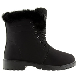 Timberki ocieplane czarne BL137P Black