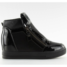 Sneakersy damskie czarne R24-6 Black