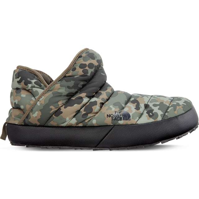 The North Face Men's Thermoball Traction Bootie Tarmac Green Macrofleck Print Tumbleweed Green zielone