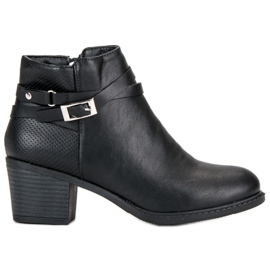 Abloom Czarne Botki Na Słupku