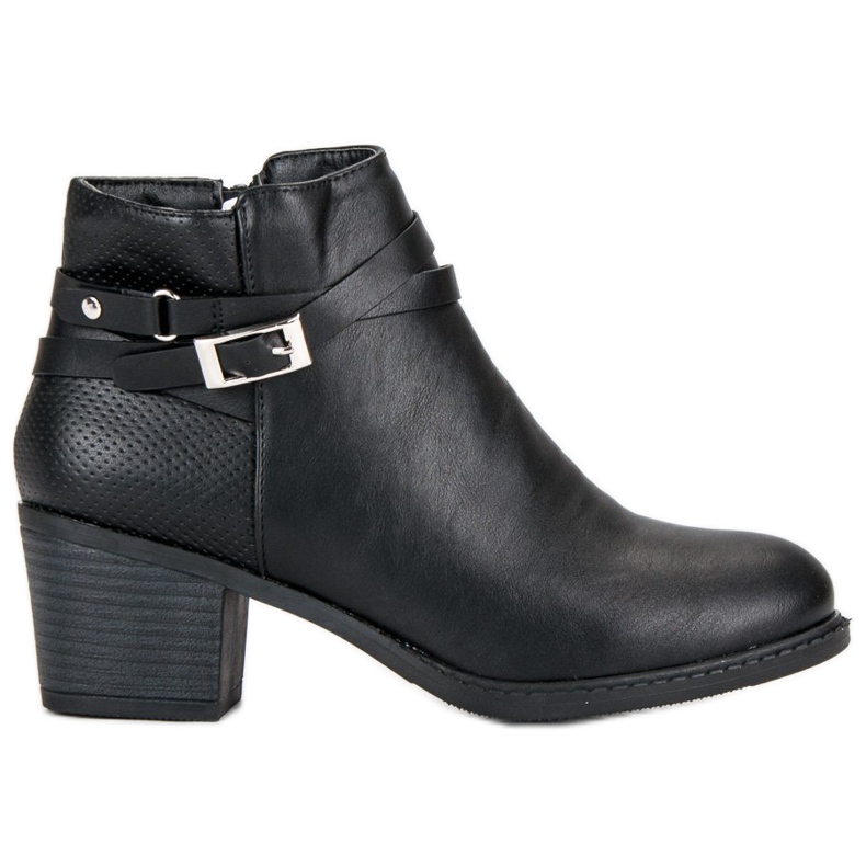 Abloom Czarne Botki Na Słupku