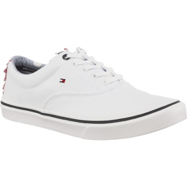 Tommy Hilfiger Textile Light Weight Sneaker 100 białe
