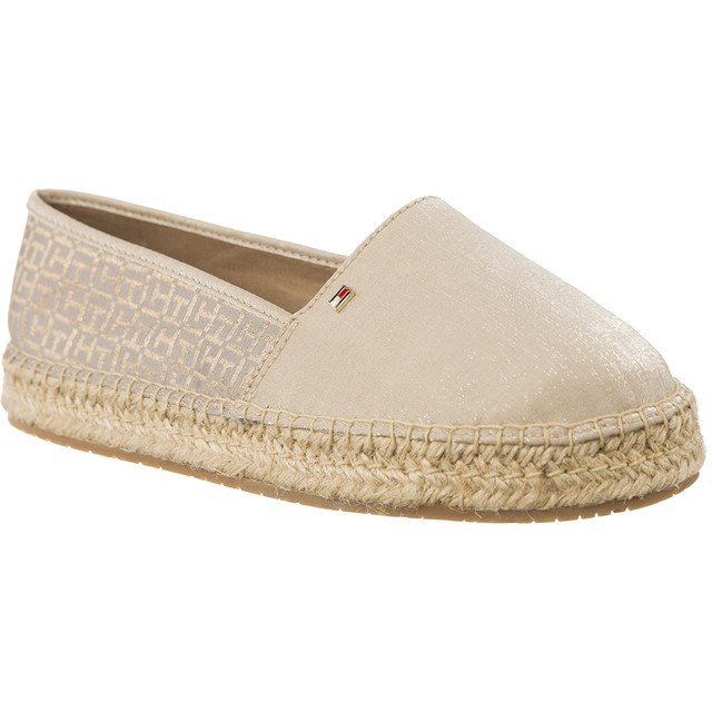 Tommy Hilfiger Pattern Espadrille brązowe
