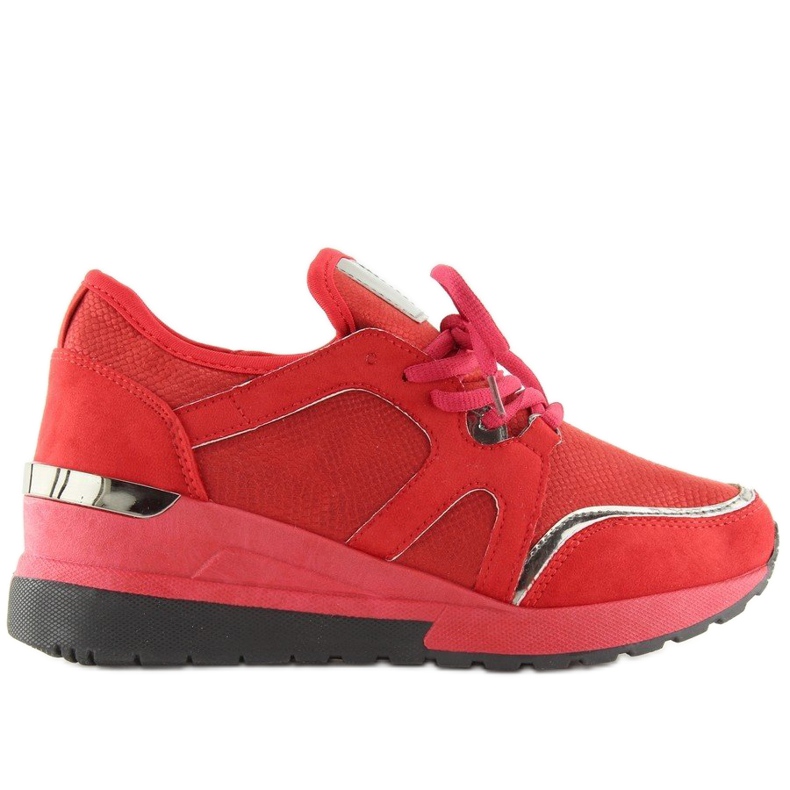 Buty sportowe damskie czerwone BL141P Red