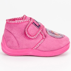 Kapcie Kraina Lodu różowe