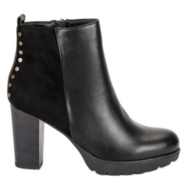 Weide Eleganckie botki na jesień czarne