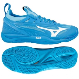Buty do piłki ręcznej Mizuno Wave Mirage 2.1 M X1GA185098 niebieskie niebieskie