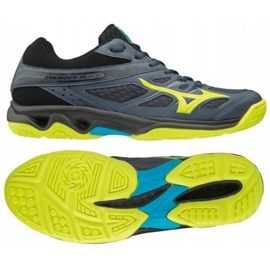 Buty do siatkówki Mizuno Thunder Blade M V1GA177047 czarne niebieskie