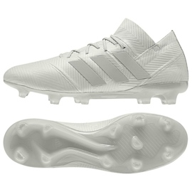 Buty piłkarskie adidas Nemeziz 18.1 Fg M białe