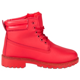 Czerwone Ocieplane Traperki