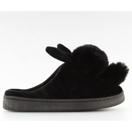 Kapcie damskie czarne DD90 black