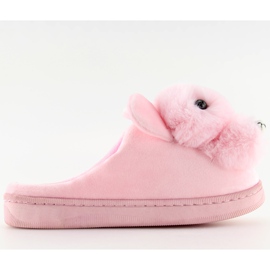 Kapcie damskie różowe DD91 L.PINK