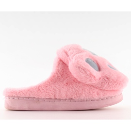 Kapcie damskie różowo-szare DD93 W.PINK różowe