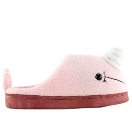 Kapcie damskie różowe DD92 L.PINK