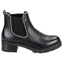 Sixth Sense Czarne Botki Sztyblety