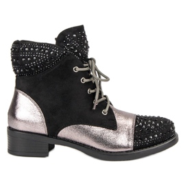 Seastar Modne workery damskie czarne