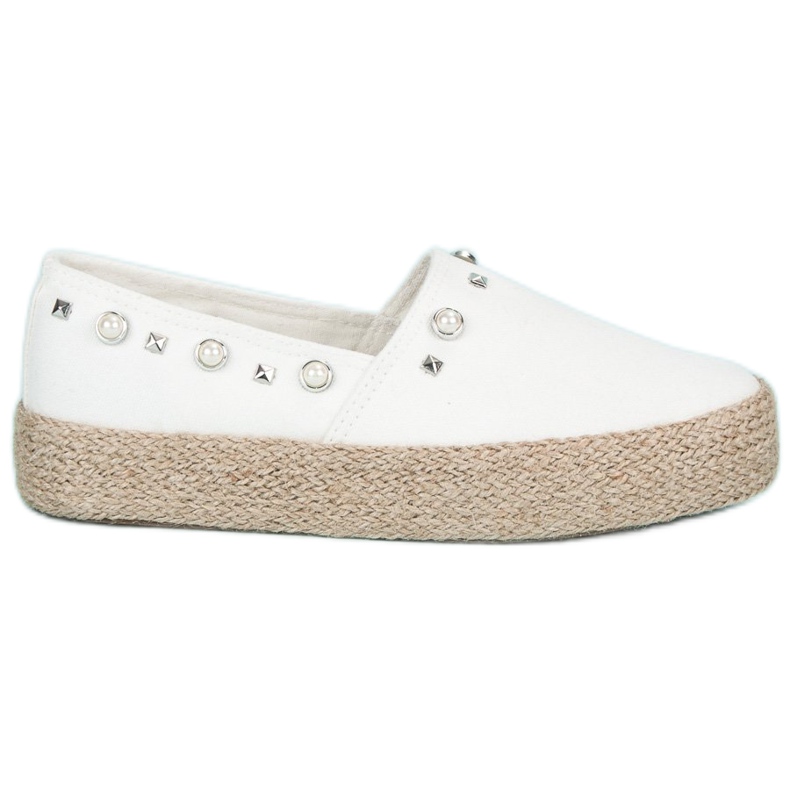 J. Star Białe espadryle
