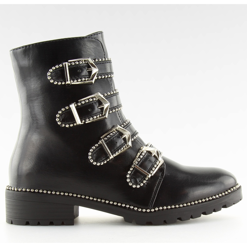 Workery damskie czarne BK-09 black