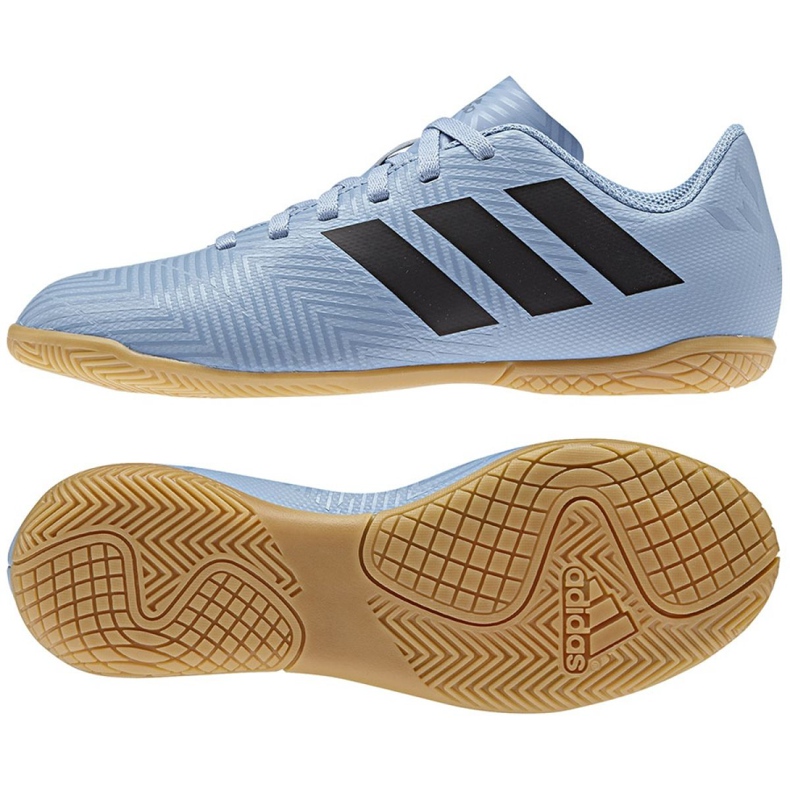Buty halowe adidas Nemeziz Messi Tango In Jr DB2397 niebieskie niebieskie