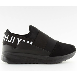 Buty sportowe na koturnie czarne NB208P black