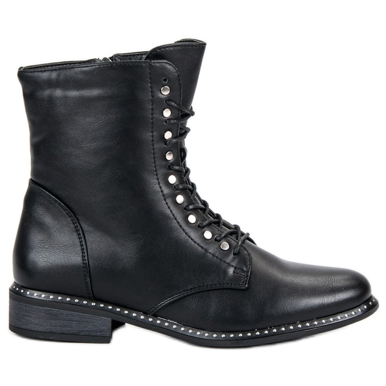 Filippo Casualowe Botki Workery czarne