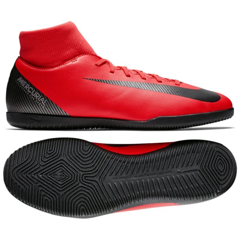 Buty halowe Nike Mercurial SuperflyX 6 czerwone