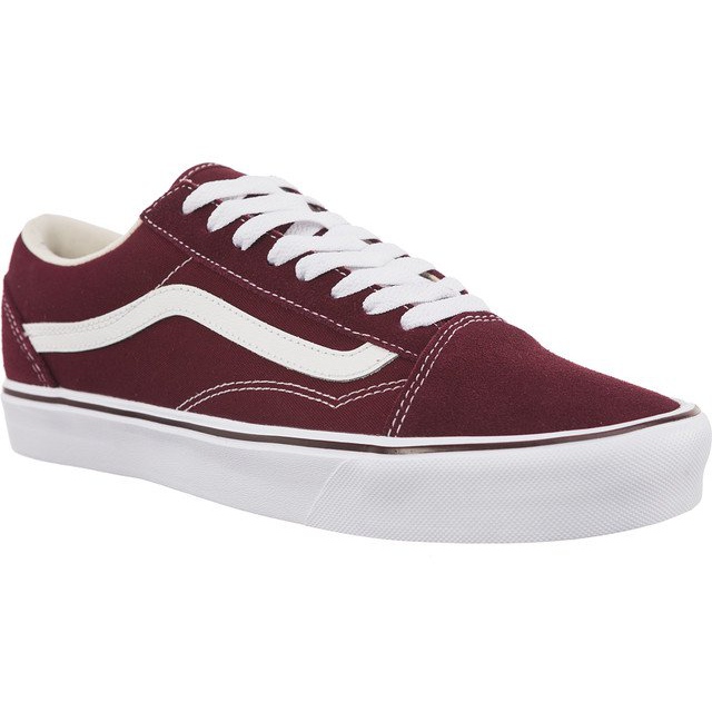 Vans Old Skool Lite Suede Canvas R2K Port czerwone