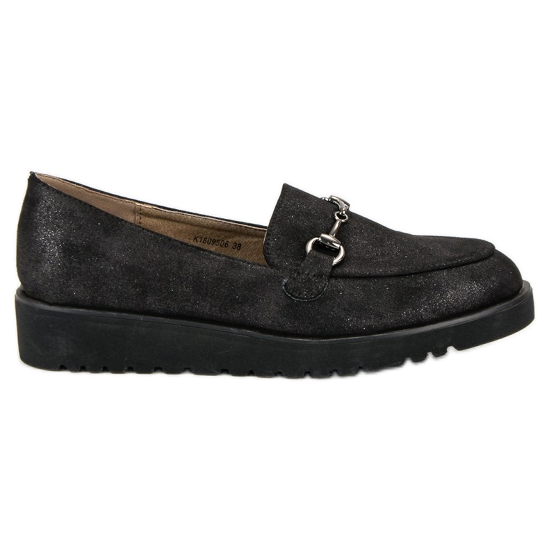 Kylie Stylowe Mokasyny czarne