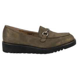 Kylie Stylowe Mokasyny zielone