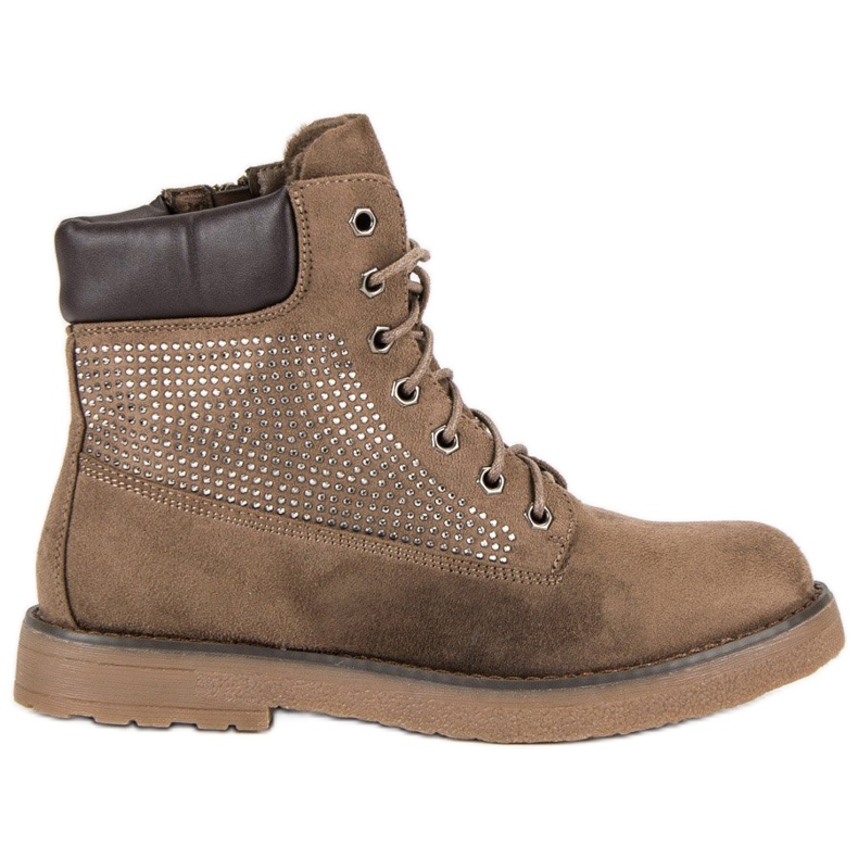 Bestelle Brązowe traperki