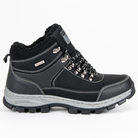 Arrigo Bello Traperki z kożuszkiem czarne