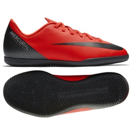 Buty halowe Nike Mercurial Vaporx 12 czerwone