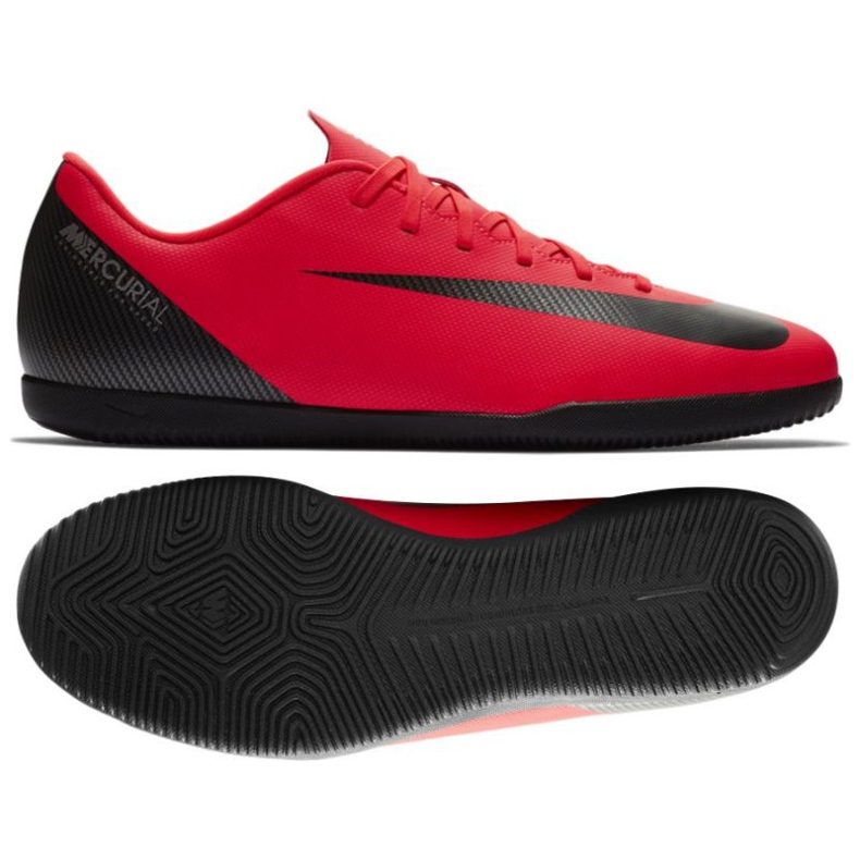 Buty halowe Nike Mercurial Vapor 12 czerwone