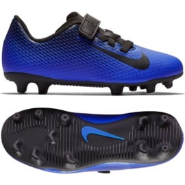 Buty piłkarskie Nike Bravatia Ii V Fg Jr 844434-400 niebieskie niebieskie