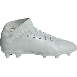 Buty piłkarskie adidas Nemeziz 18.3 Fg Jr DB2353 białe białe