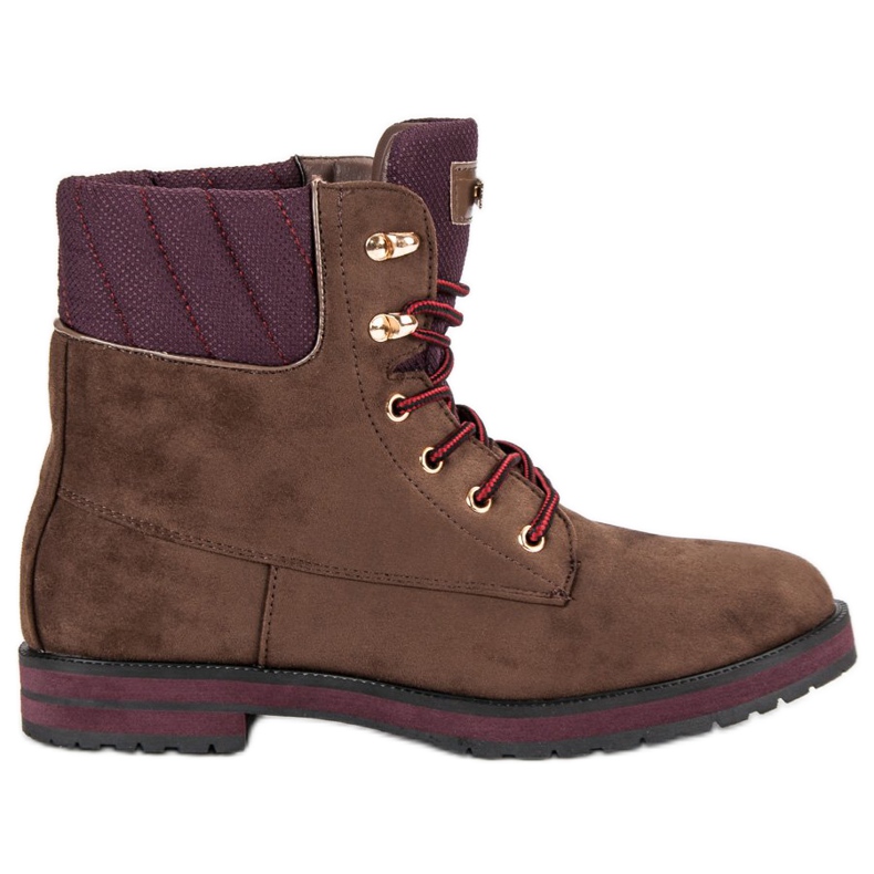 Ideal Shoes De-2750br brązowe