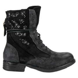 Kayla Modne Workery czarne