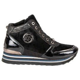 Aclys Sneakersy czarne