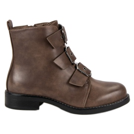 Small Swan Stylowe Workery brązowe