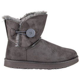 Kylie Zamszowe Mukluki szare