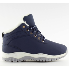 Buty trekingowe damskie granatowe B1716A-2