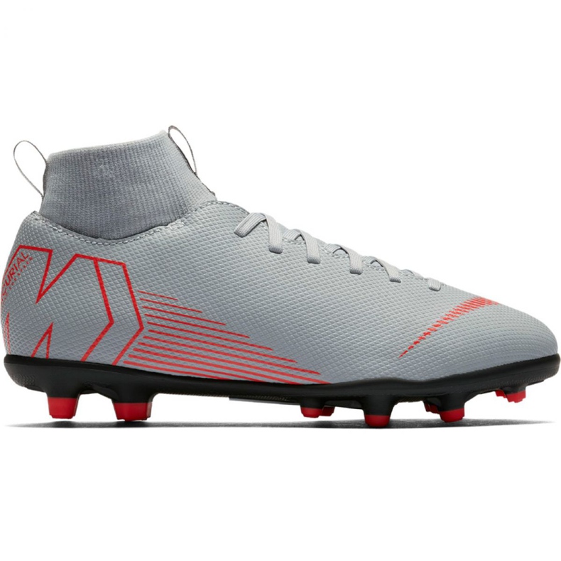 Buty piłkarskie Nike Mercurial Superfly 6 Club Mg Jr AH7339 060 biały białe białe