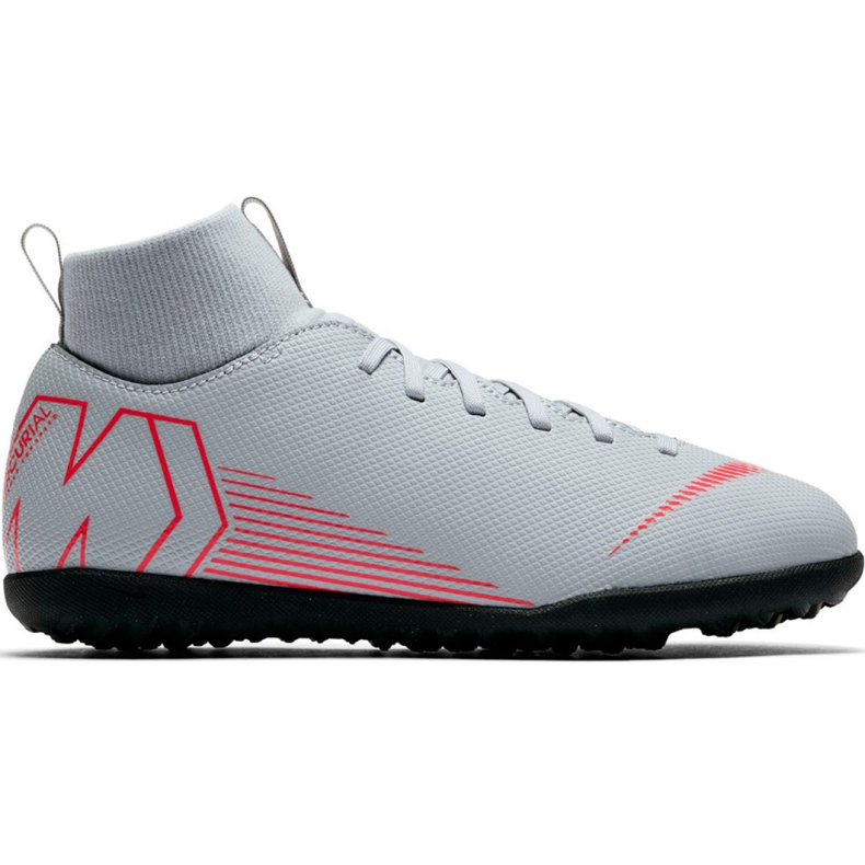 Buty piłkarskie Nike Mercurial Superfly X 6 Club Tf Jr AH7345 060 białe