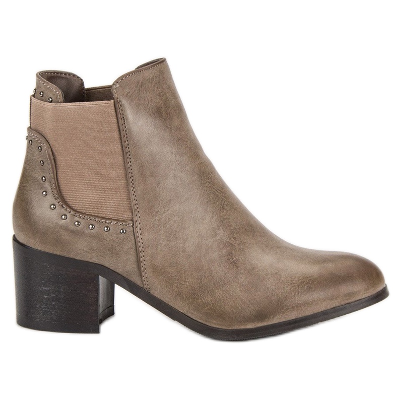 Botki Na Słupku brązowe