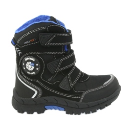 American Club Kozaki z membraną American 0926 czarne niebieskie