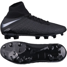 Buty piłkarskie Nike Hypervenom Phantom 3 Elite Dynamic Fit Fg Jr AJ3791-001 czarne czarne