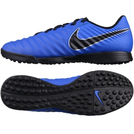 Buty piłkarskie Nike Tiempo LegendX 7 Academy Tf M AH7243-400 wielokolorowe niebieskie