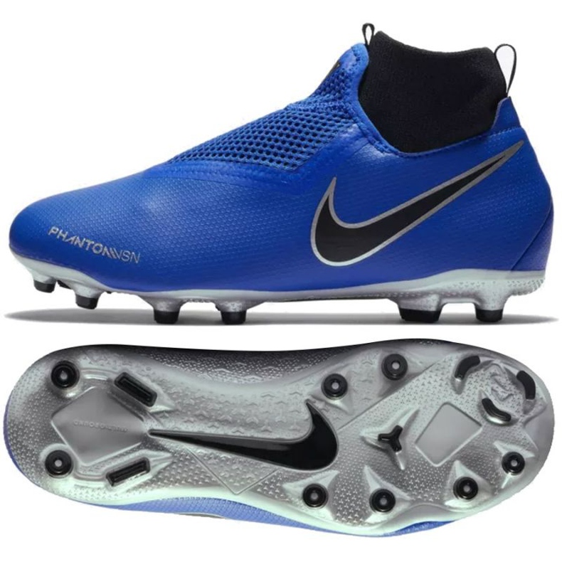 Buty piłkarskie Nike Phantom Vsn Academy niebieskie