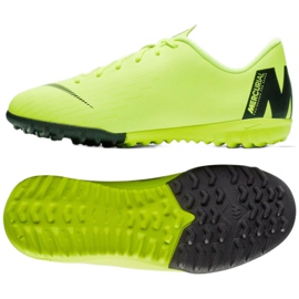 Buty piłkarskie Nike Mercurial VaporX 12 Academy Gs Tf Jr AH7342-701 żółte wielokolorowe