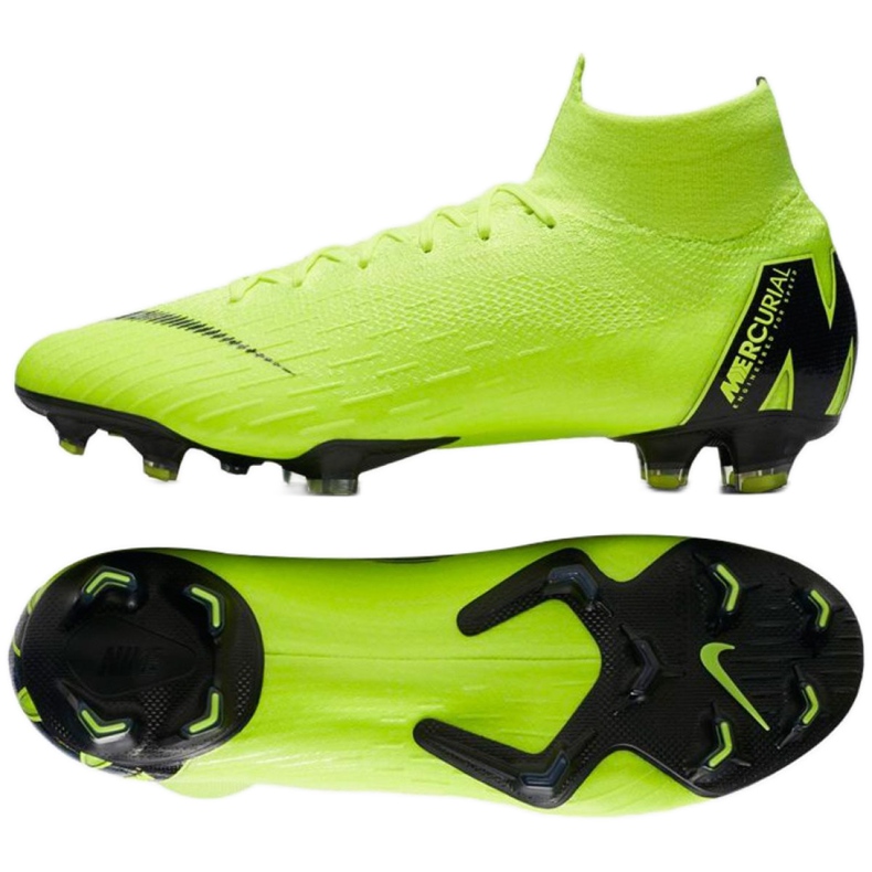 Buty piłkarskie Nike Mercurial Superfly 6 Elite Fg M AH7365-701 żółte żółte